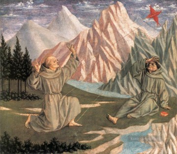 Domenico Veneziano Werke - die Stigmatisation des Heiligen Franz Renaissance Domenico Veneziano